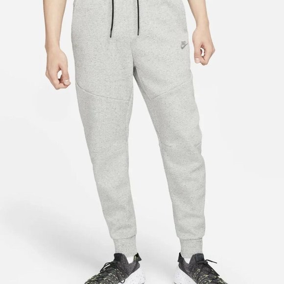NIKE TECH FLEECE MEN'S SIZE XL XLARGE JOGGERS PANTS GREY HEATHER DD4706 … - Picture 3 of 9